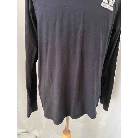 Aeropostale Men's Black Long Sleeve T-Shirt - Picture 3 of 10
